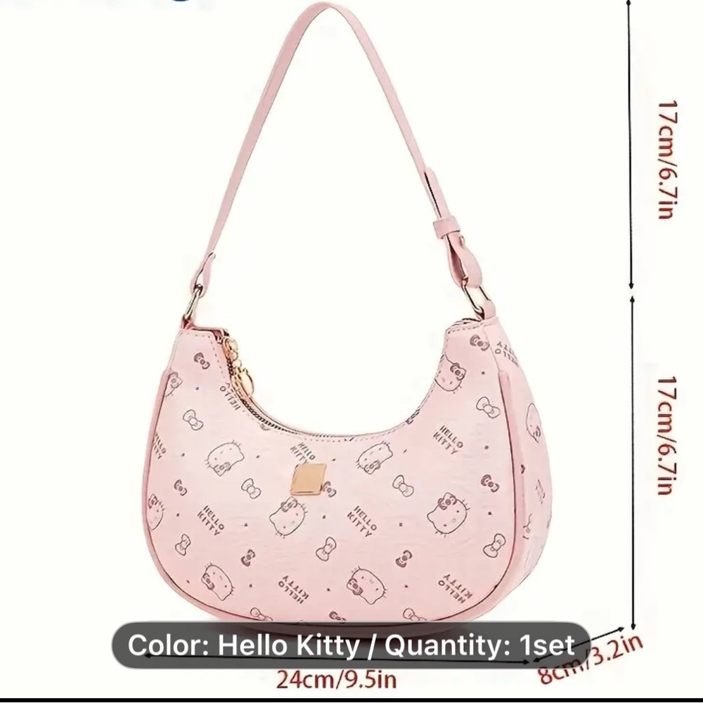 Hello Kitty Blush Pink Shoulder Bag